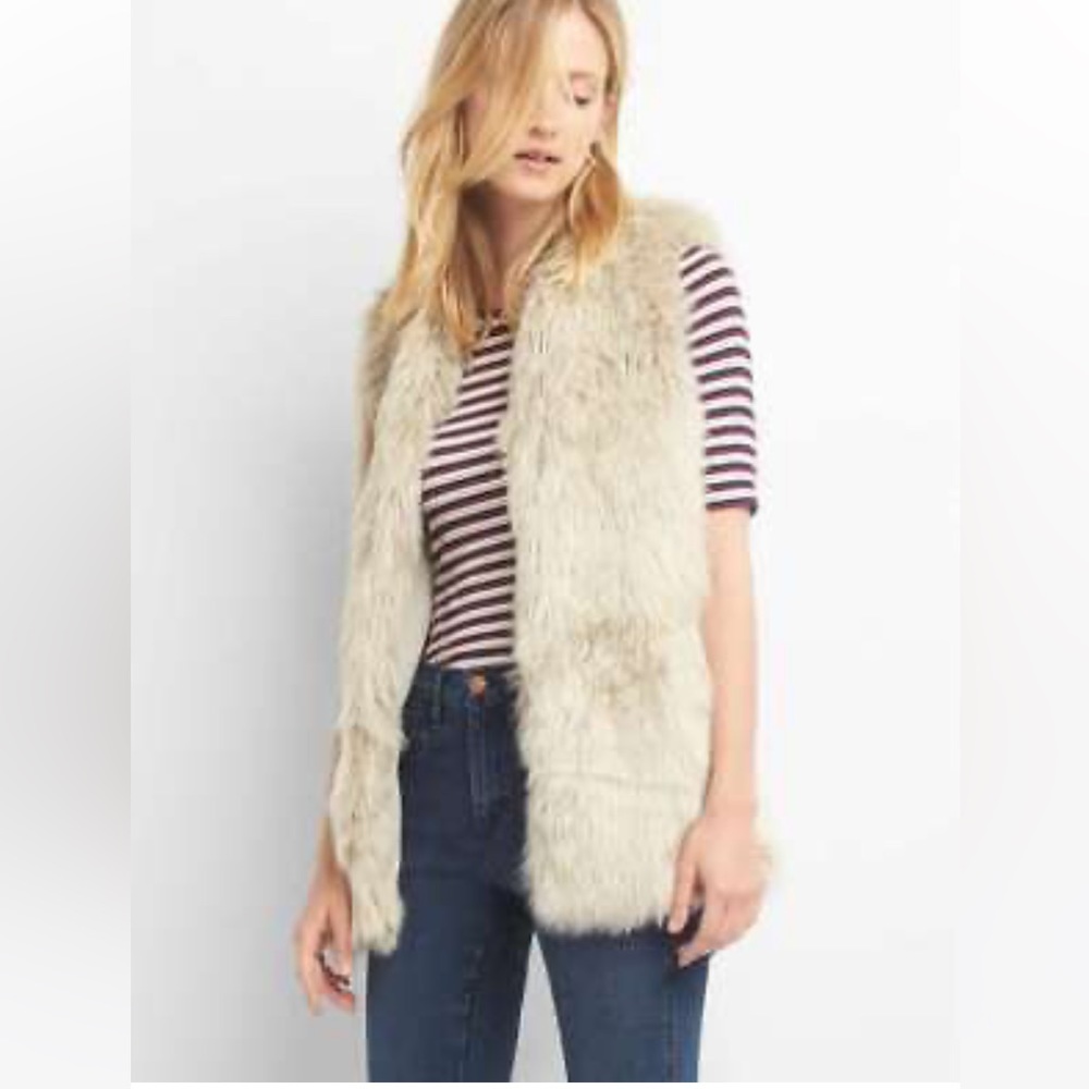 Gap Faux Fur Vest